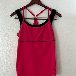 Everlast Tank Top, Pink and Black, XL